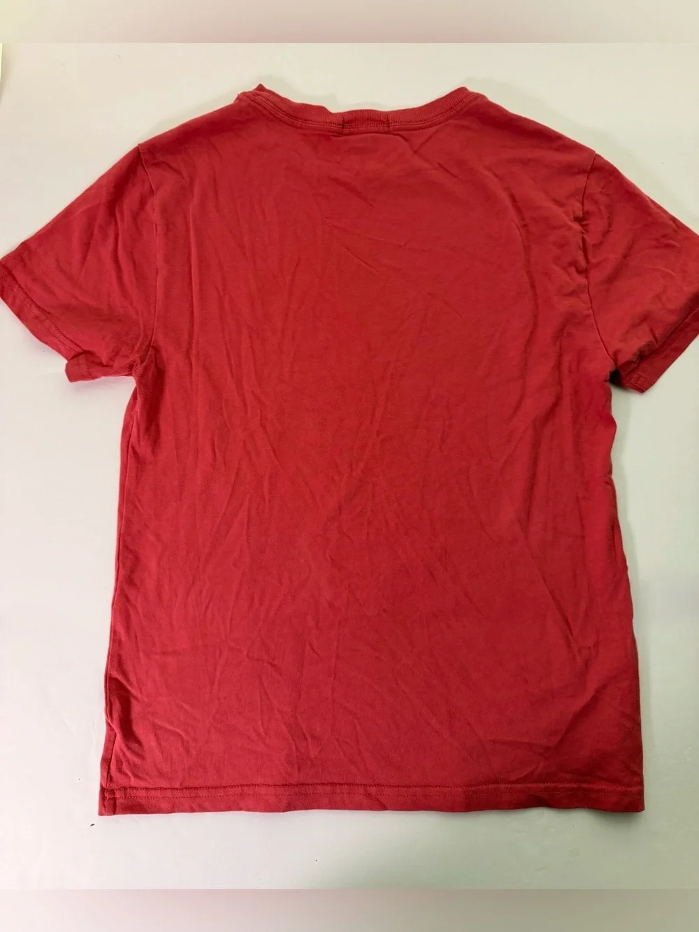 Ralph Lauren dark salmon Short-Sleeve size 10-12 Crewneck Tee with Navy Pony